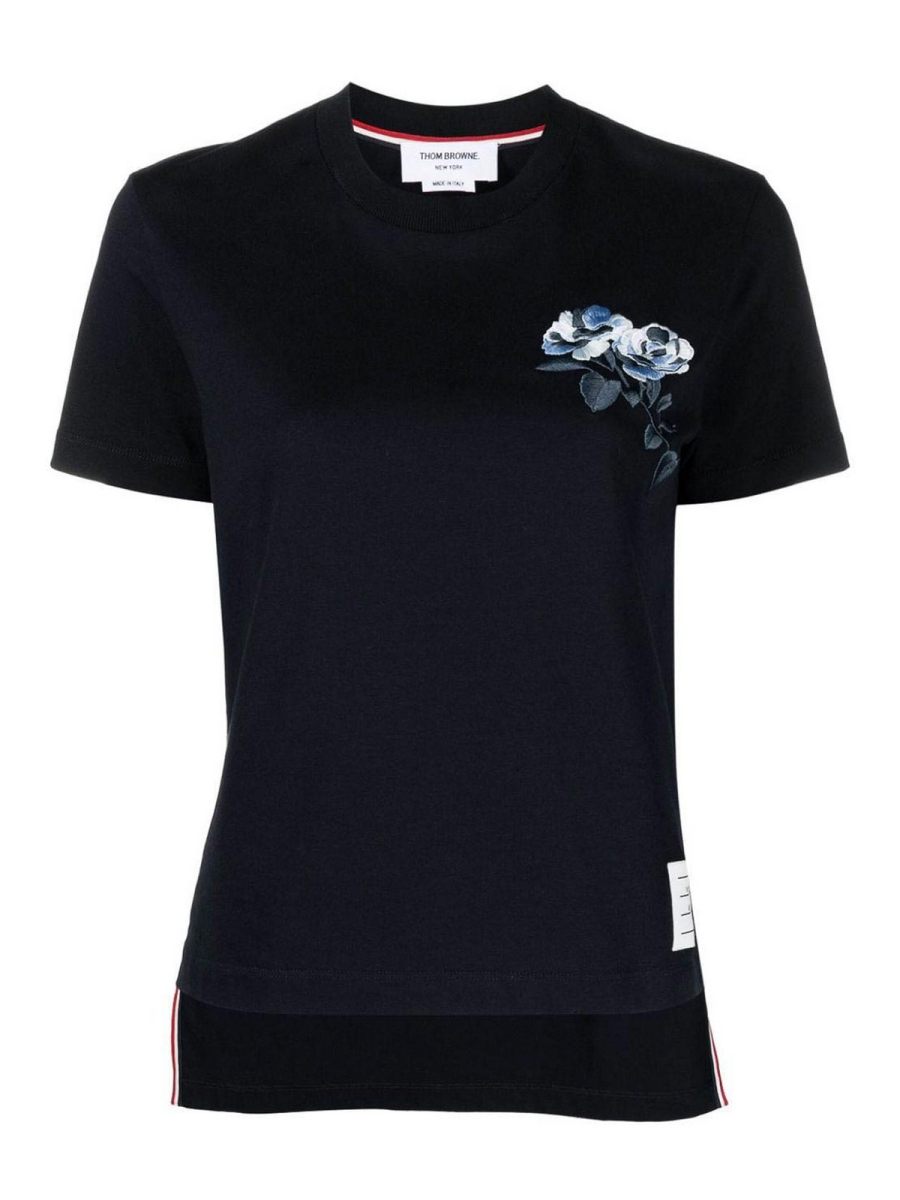 Thom Browne T-Shirt - Bleu Foncé