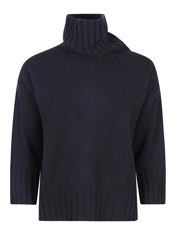 Eleven88 Pull Col Bateau - Bleu