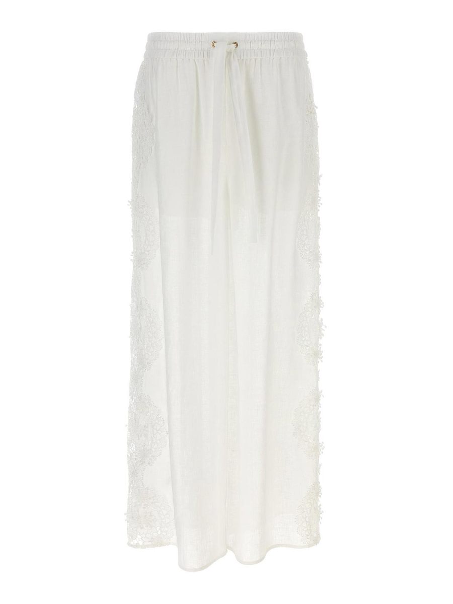 Zimmermann Pantalons Décontractés - Blanc