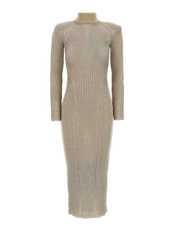Self Portrait Maxi Robe - Or