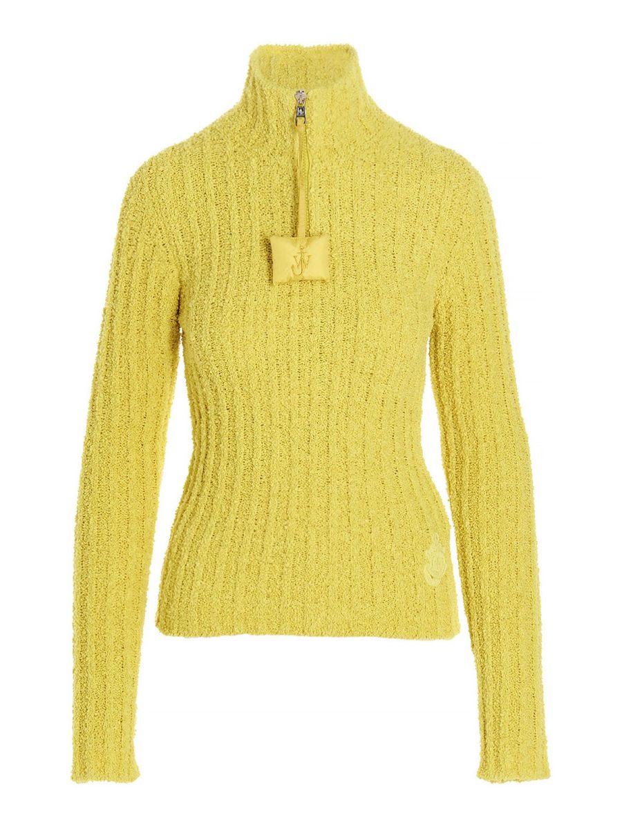 Moncler Pull Col Roulé - Jaune