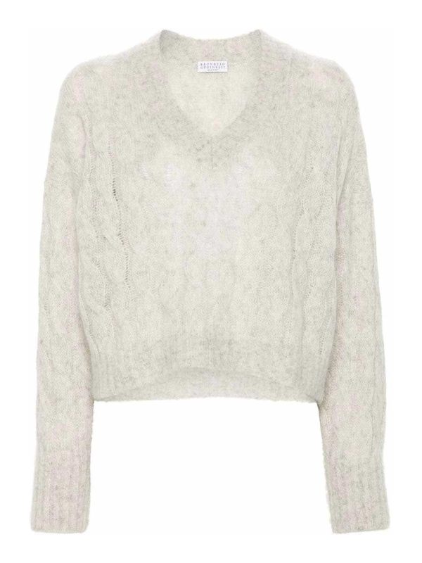 Brunello Cucinelli Pull Col Bateau - Noir