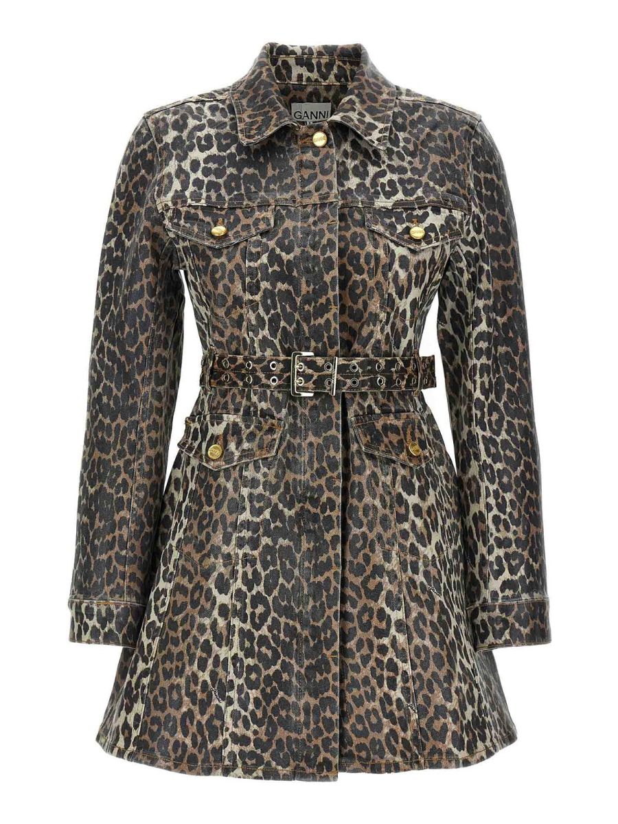 Ganni Robe Courte - Multicolore