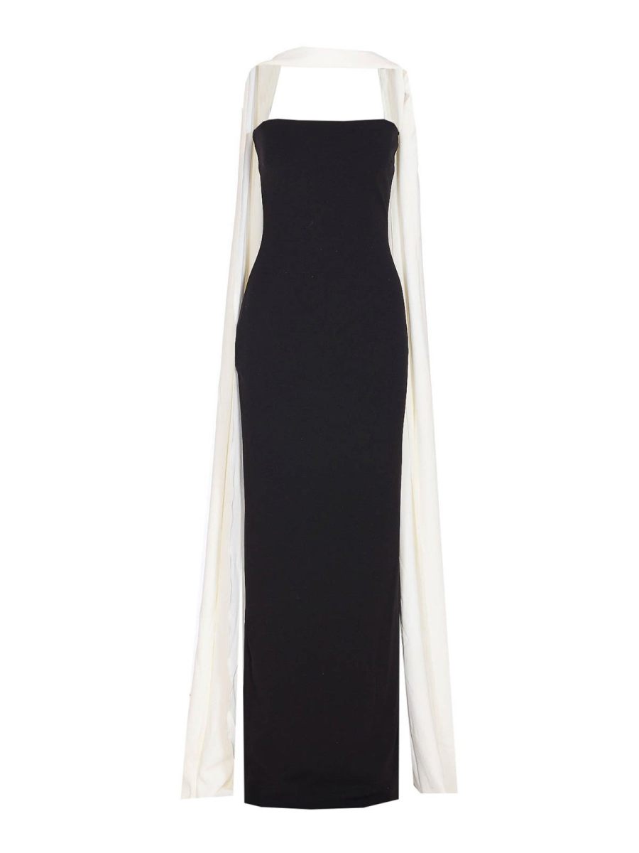 Solace London Maxi Robe - Noir
