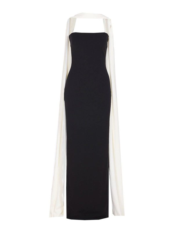 Solace London Maxi Robe - Noir