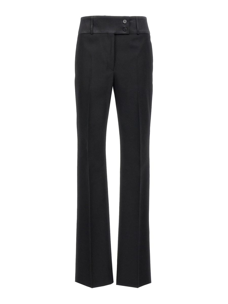Ferragamo Pantalon Couturier - Noir