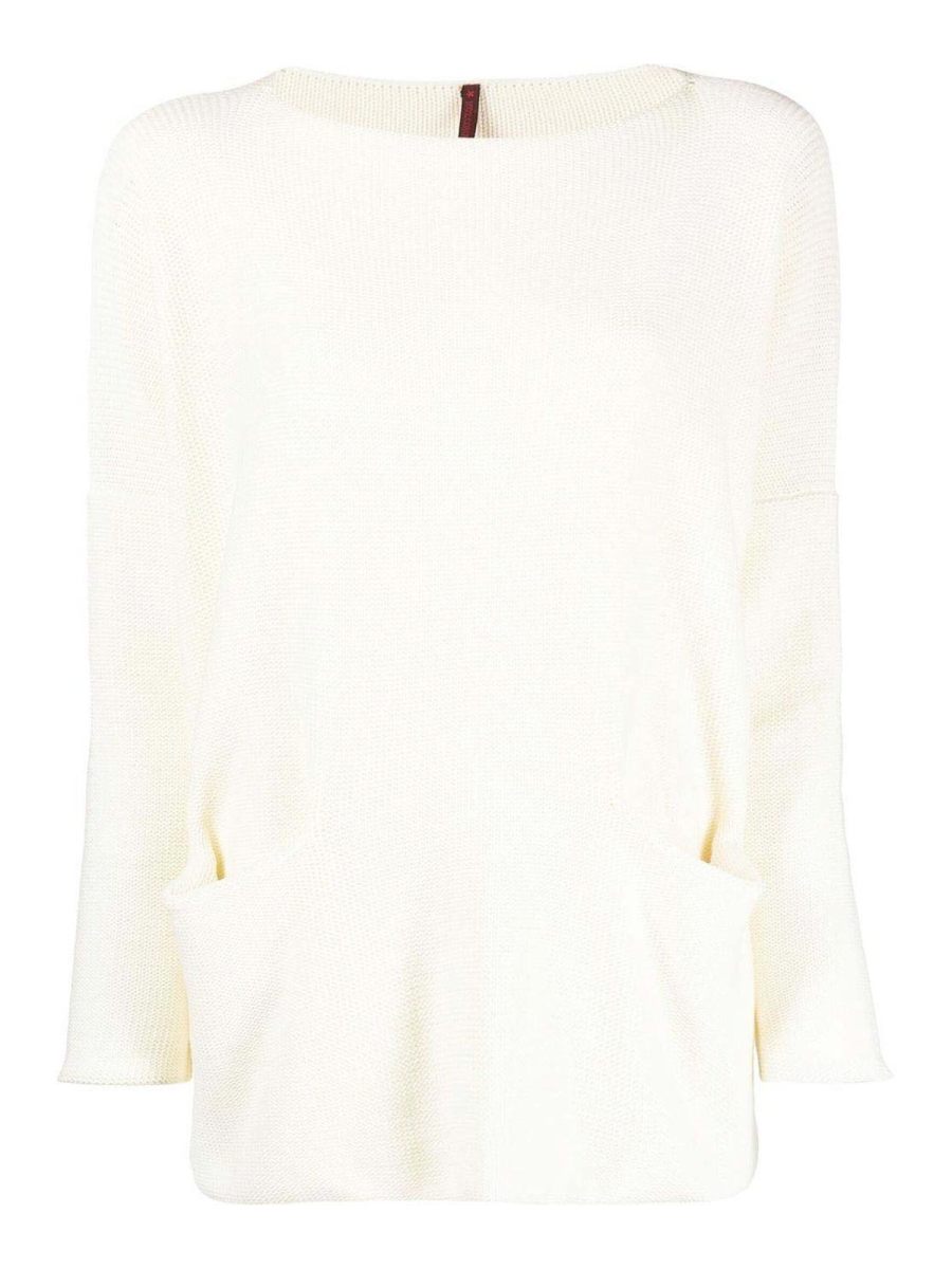 Daniela Gregis Pull Col Bateau - Blanc