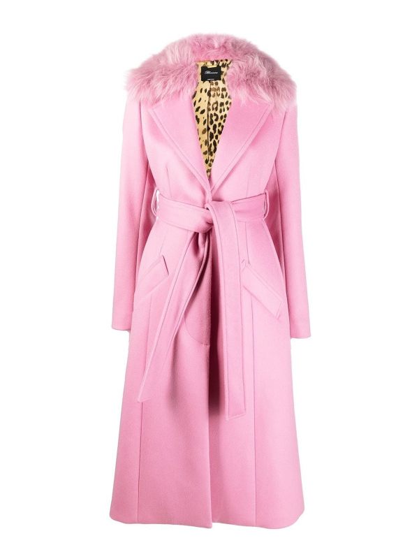 Blumarine Manteau Court - Couleur Chair