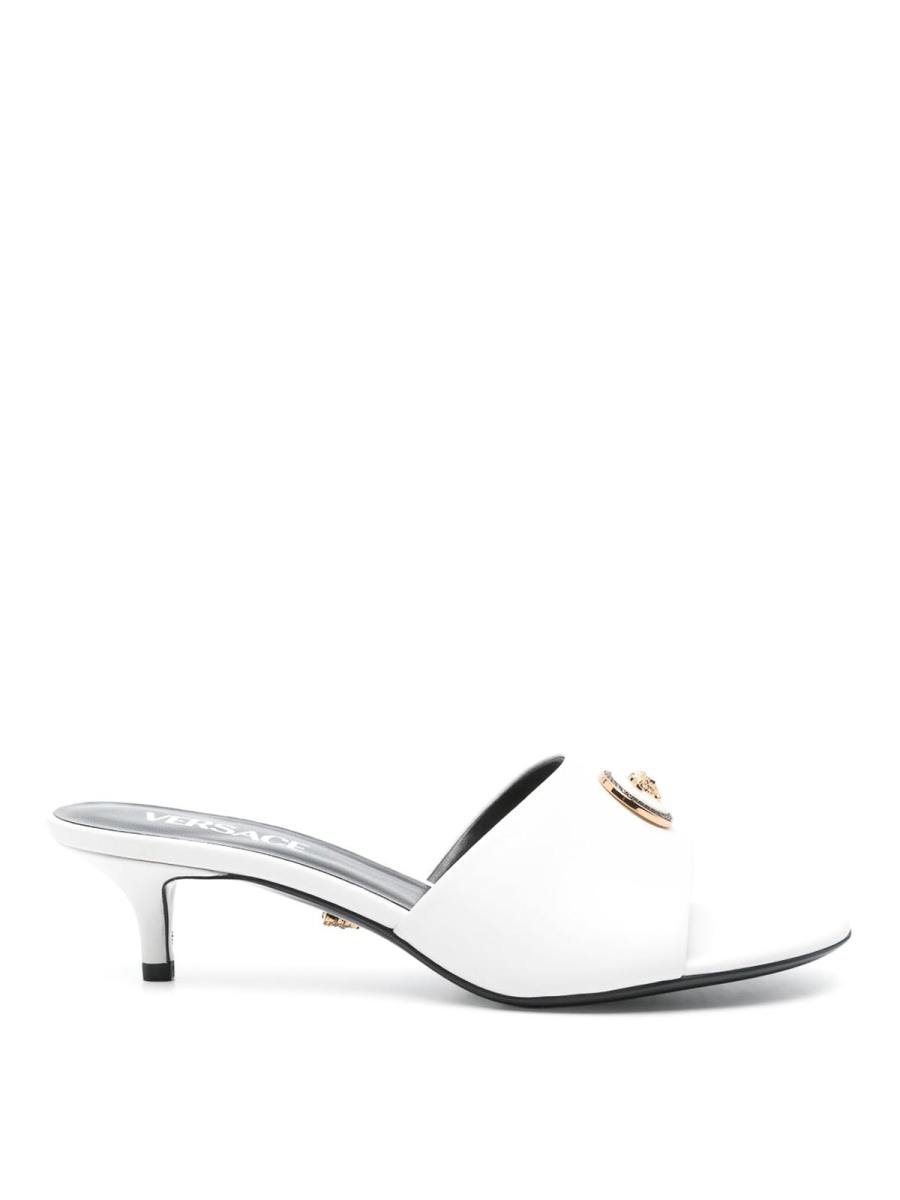Versace Mules - Blanc