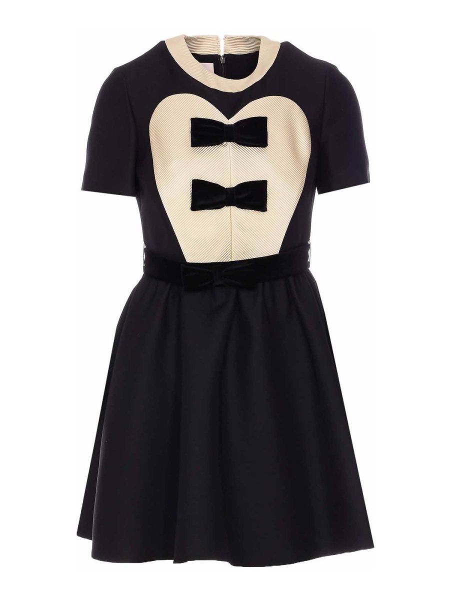 Valentino Garavani Robe Courte - Noir
