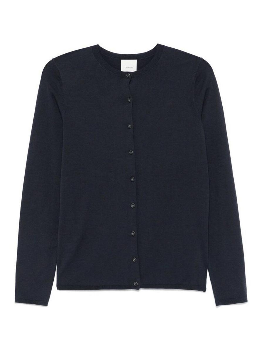 Calvin Klein Pull Col Rond - Bleu