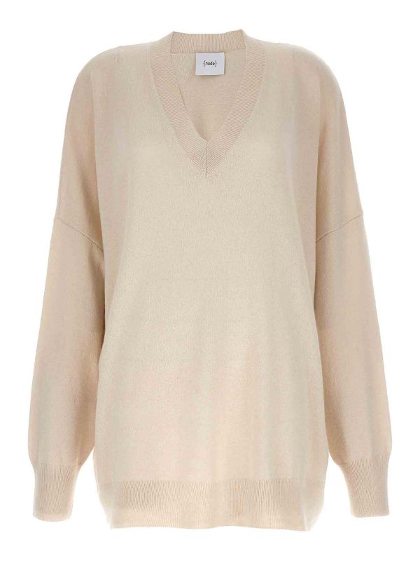 Nude Cardigan - Blanc