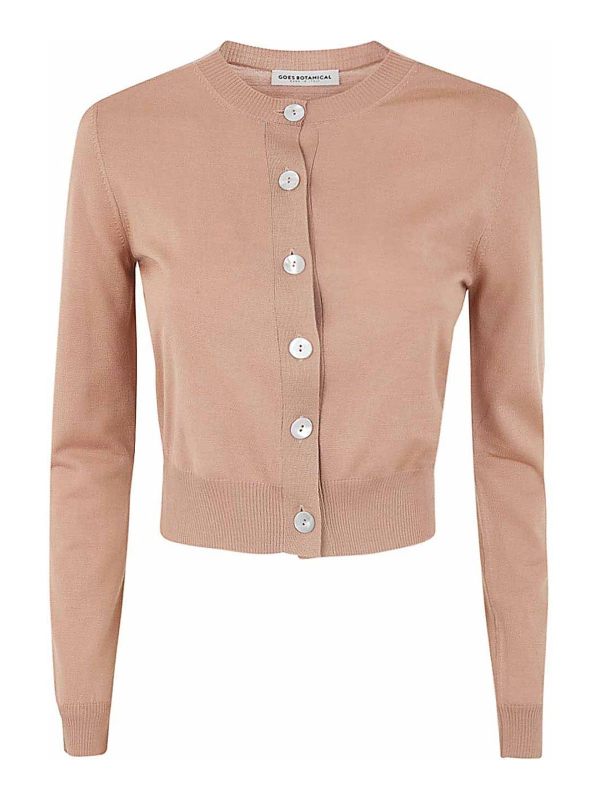 Goes botanical Pull Col Rond - Marron