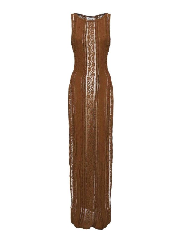 Charo Ruiz Maxi Robe - Marron