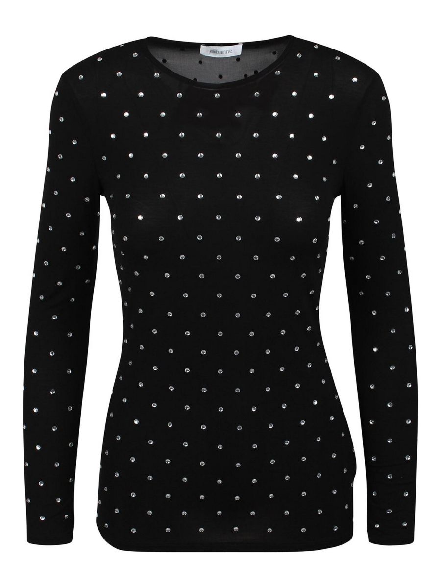 Paco Rabanne Top - Noir