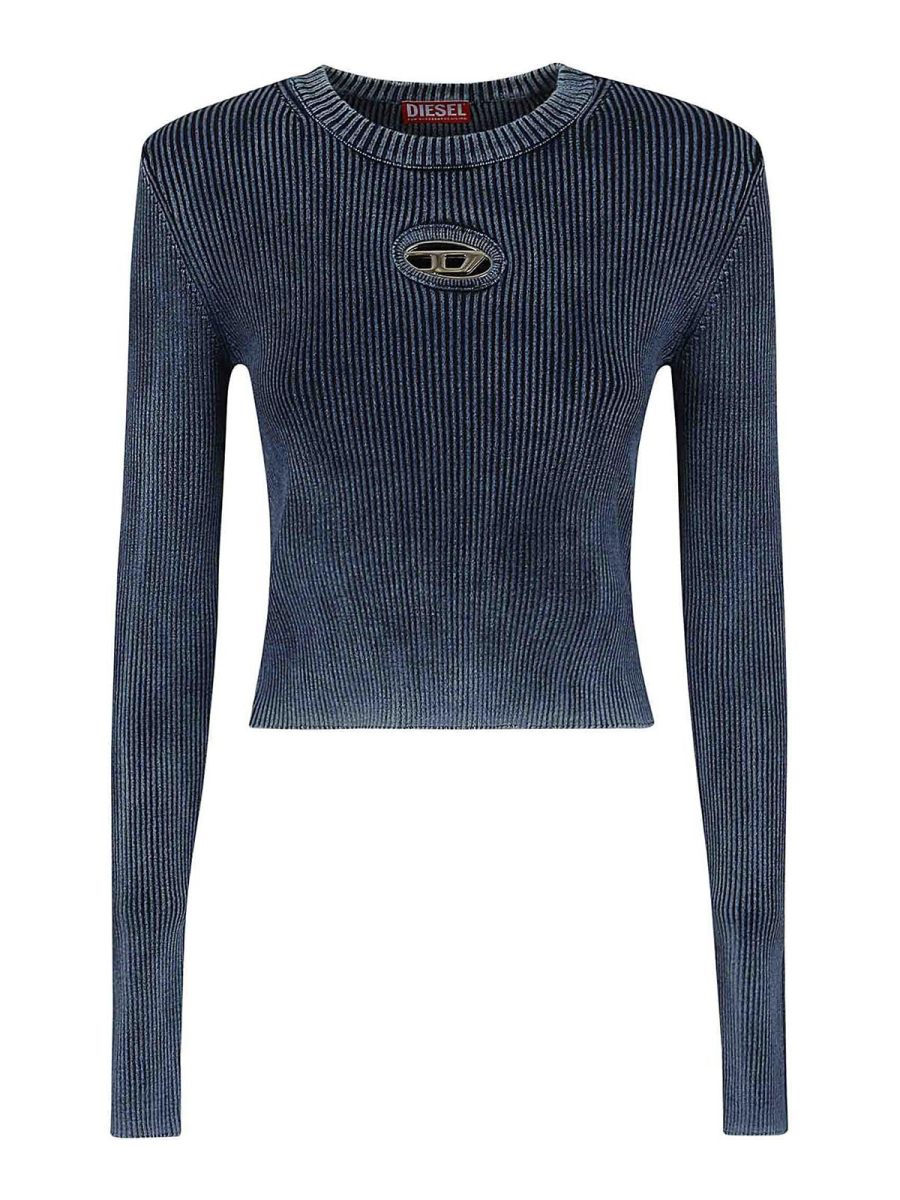 Diesel Pull Col Bateau - Bleu