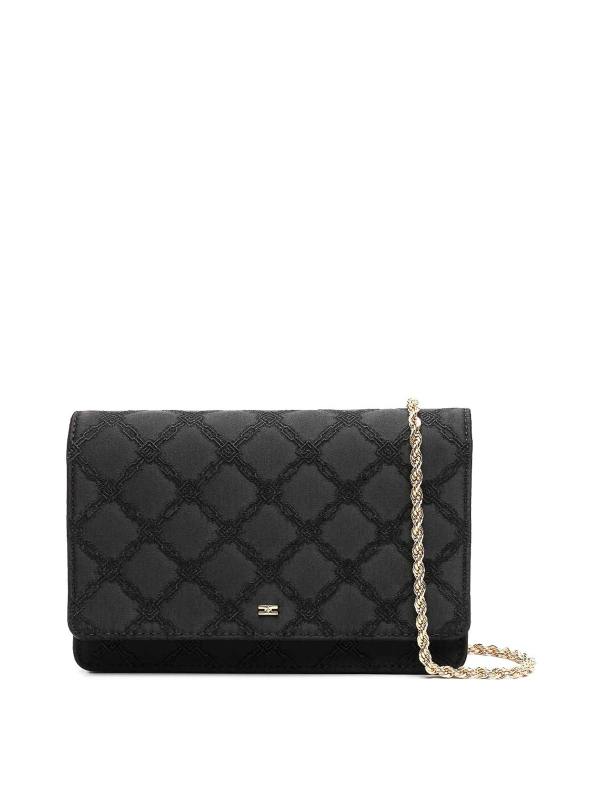 Elisabetta Franchi Sac Bandoulière - Noir