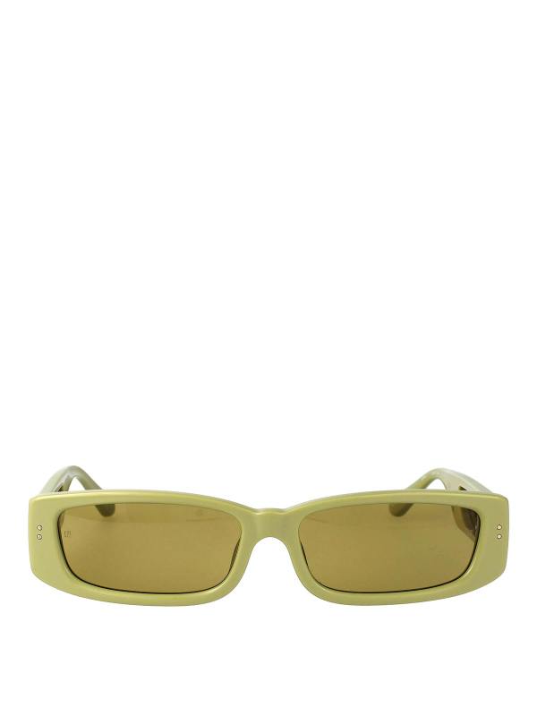Linda Farrow Lunettes De Soleil - Vert