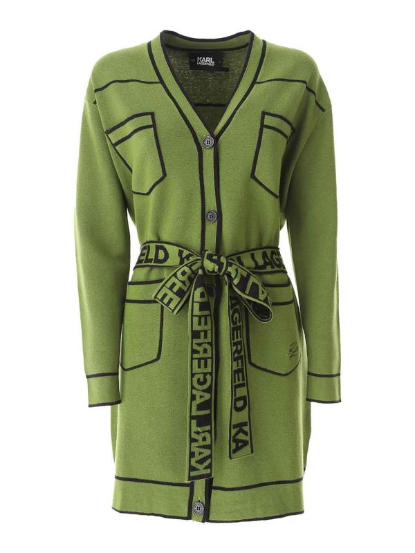 Karl Lagerfeld Cardigan - Vert