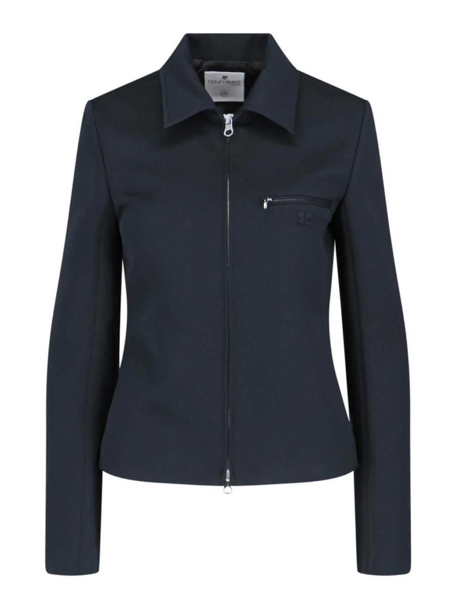 Courreges Veste Casual - Noir