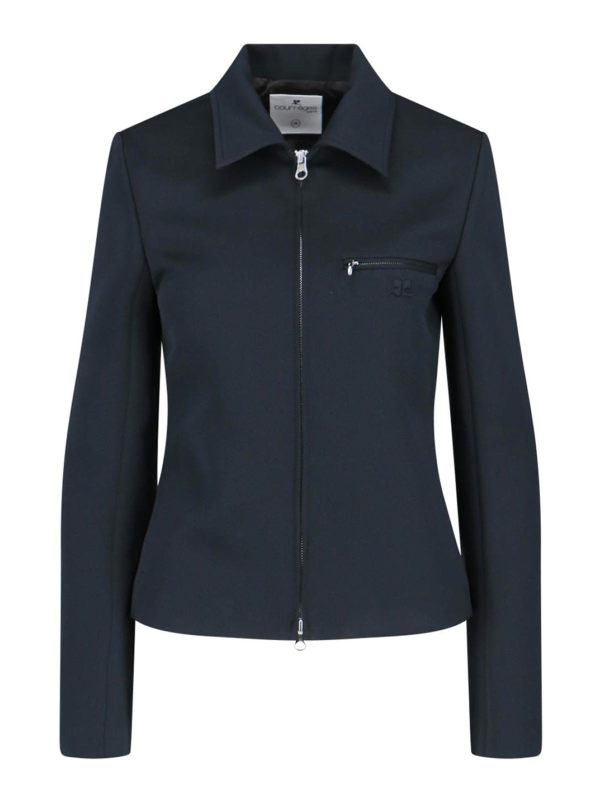 Courreges Veste Casual - Noir