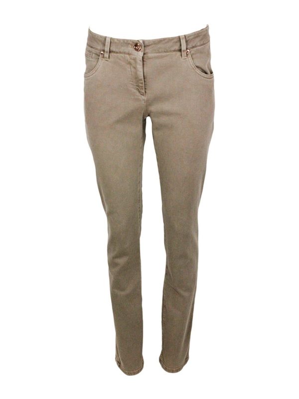 Brunello Cucinelli Jean Droit - Beige
