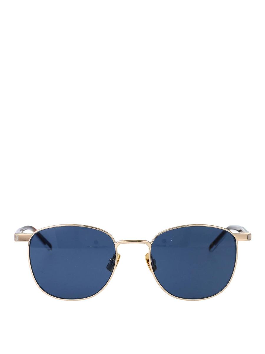 Saint Laurent Lunettes De Soleil - Or