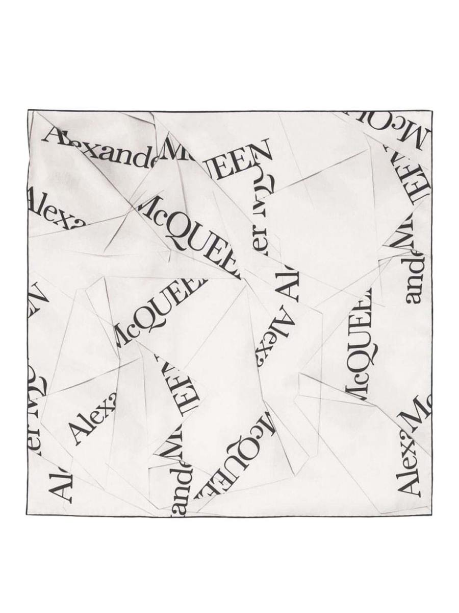 Alexander Mcqueen Écharpe - Blanc