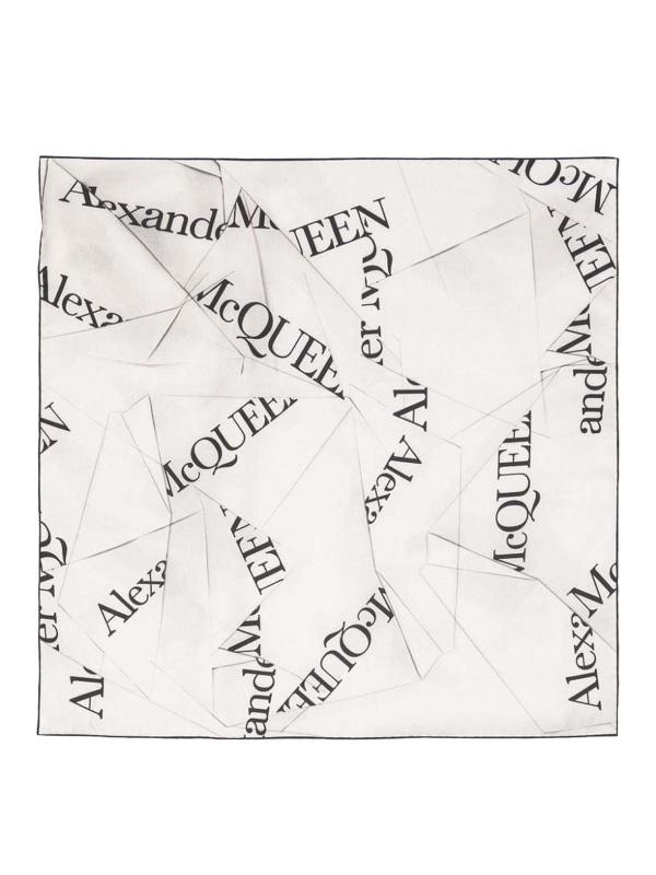Alexander Mcqueen Écharpe - Blanc