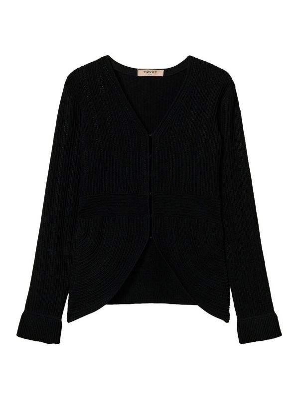 Twinset Pull Col Rond - Noir