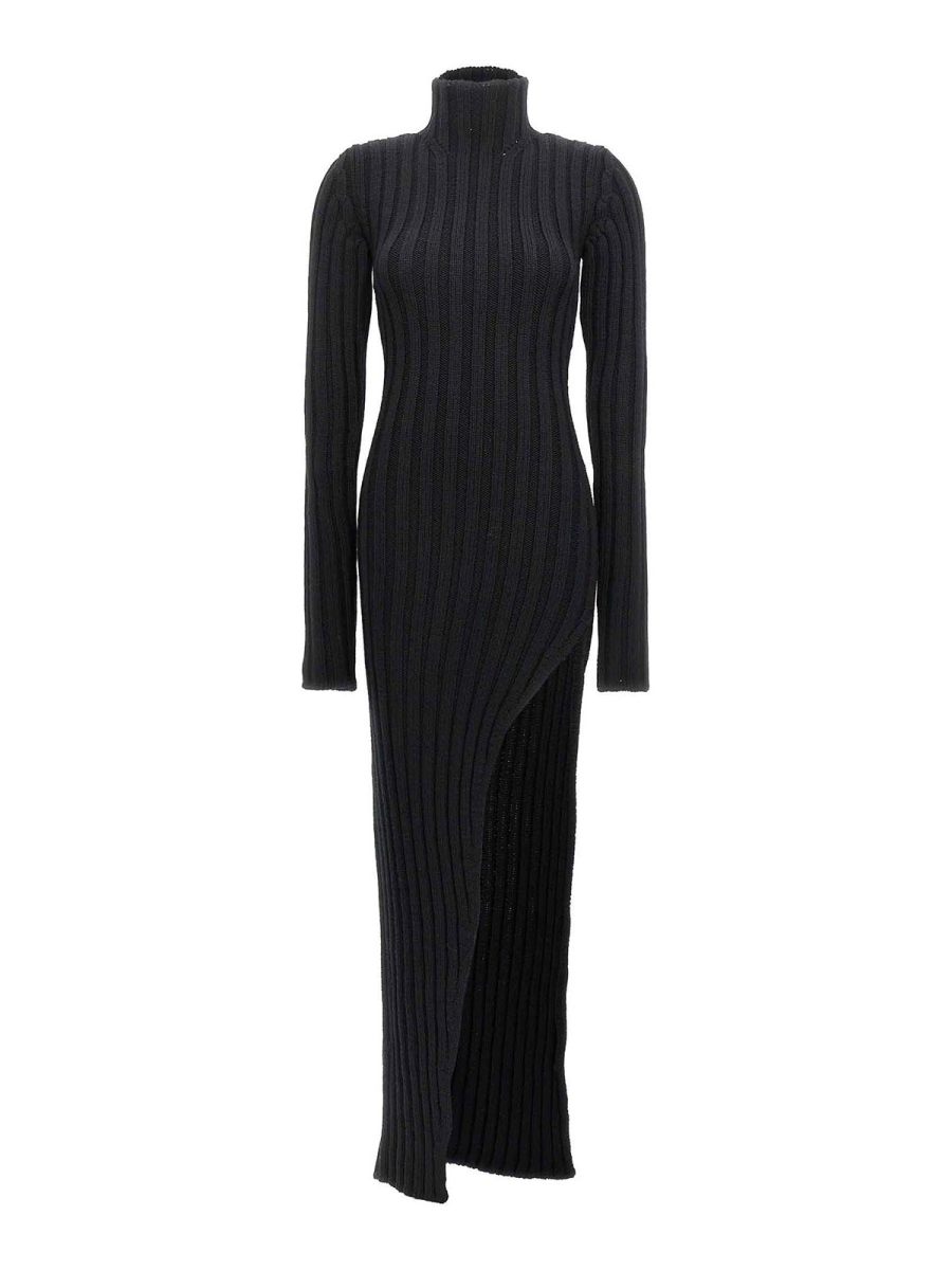 Ann Demeulemeester Maxi Robe - Noir