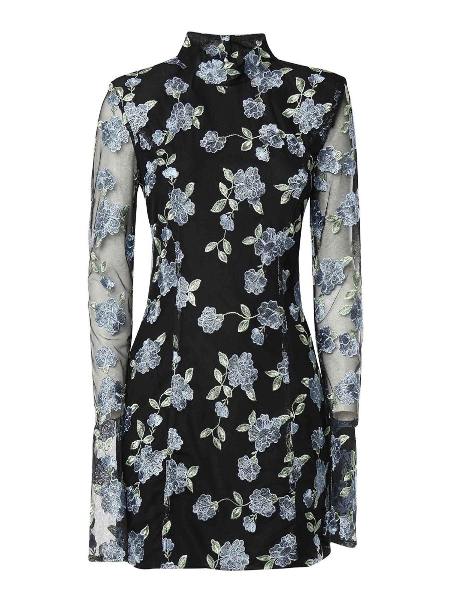 Rotate Birger Christensen Robe Courte - Noir