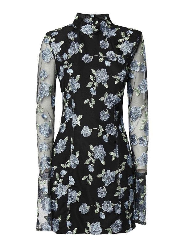 Rotate Birger Christensen Robe Courte - Noir