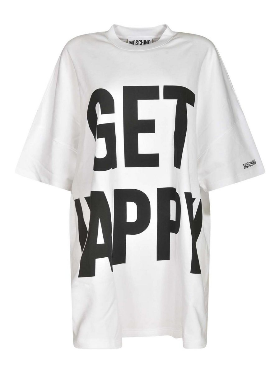 Moschino Robe Courte - Blanc
