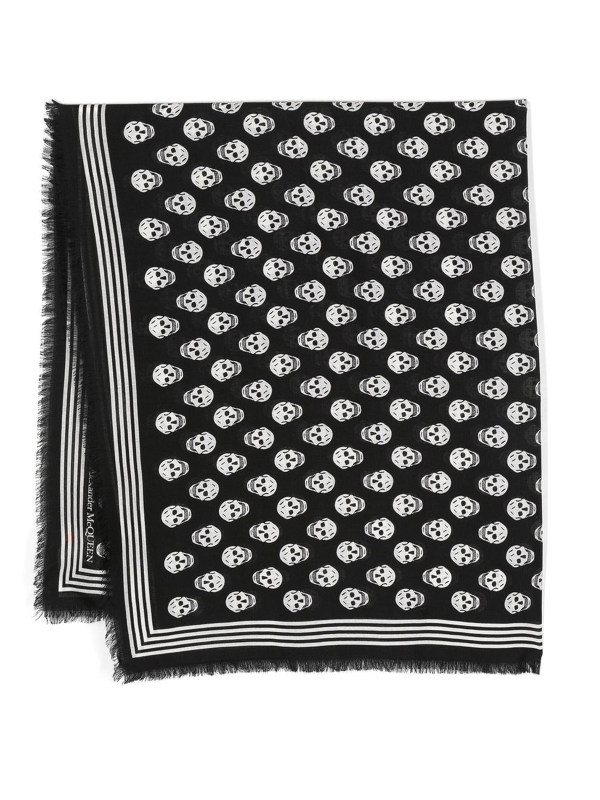 Alexander Mcqueen Étole - Noir