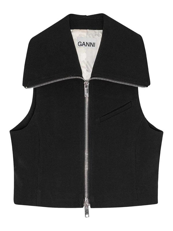 Ganni Gilet - Noir