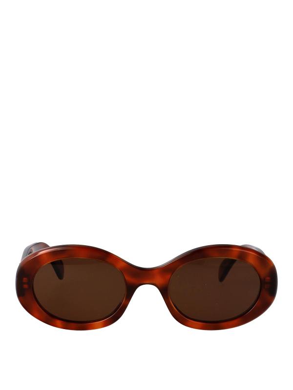 Céline Lunettes De Soleil - Marron
