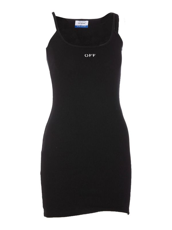 Off-White Robe Courte - Noir