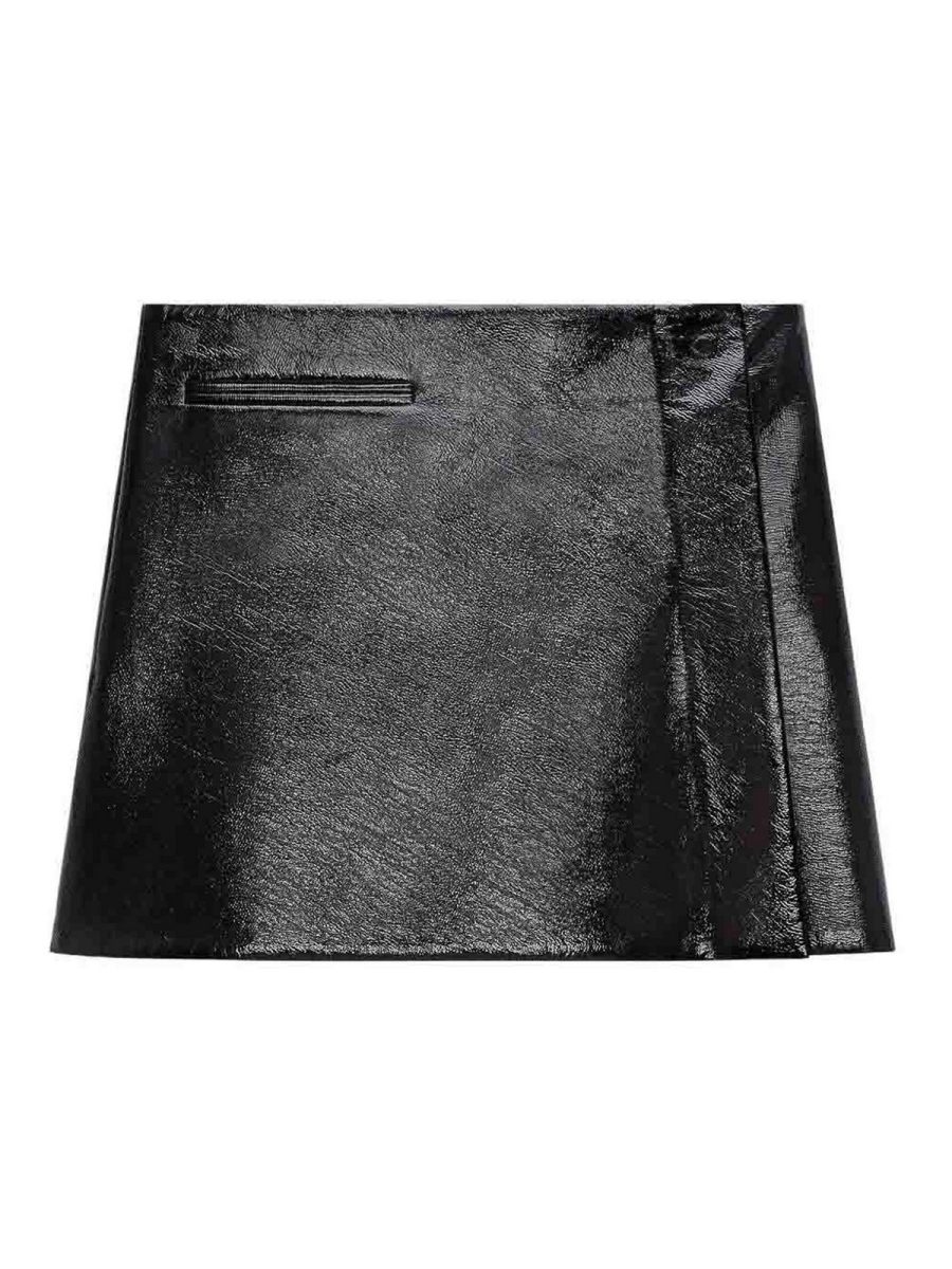 Courreges Jupe Midi - Noir