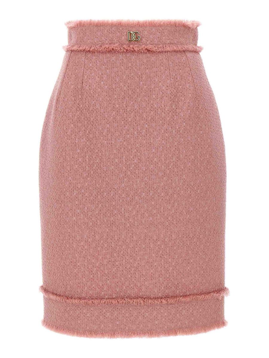 Dolce & Gabbana Jupe Midi - Couleur Chair