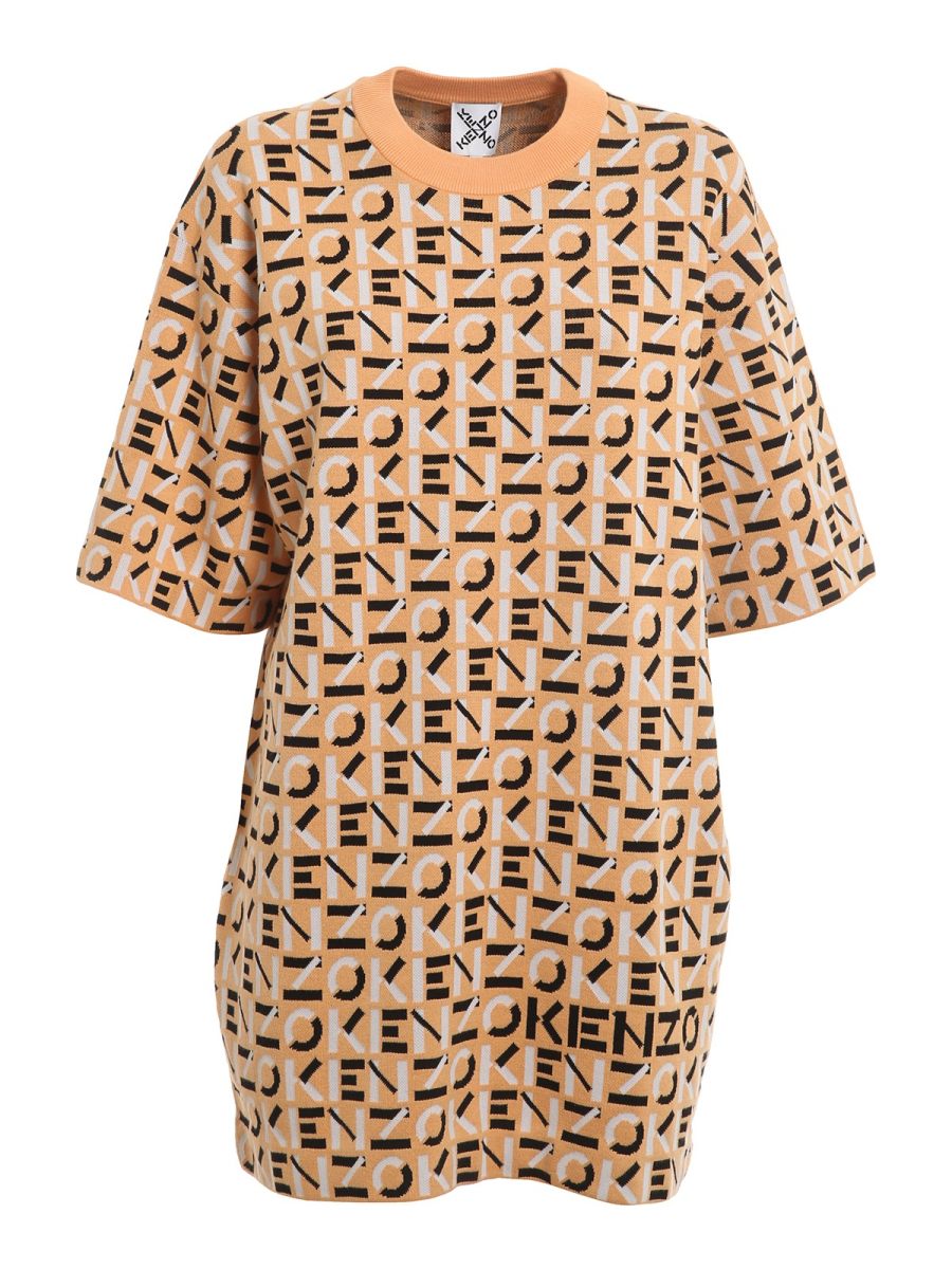 Kenzo Robe Courte - Orange
