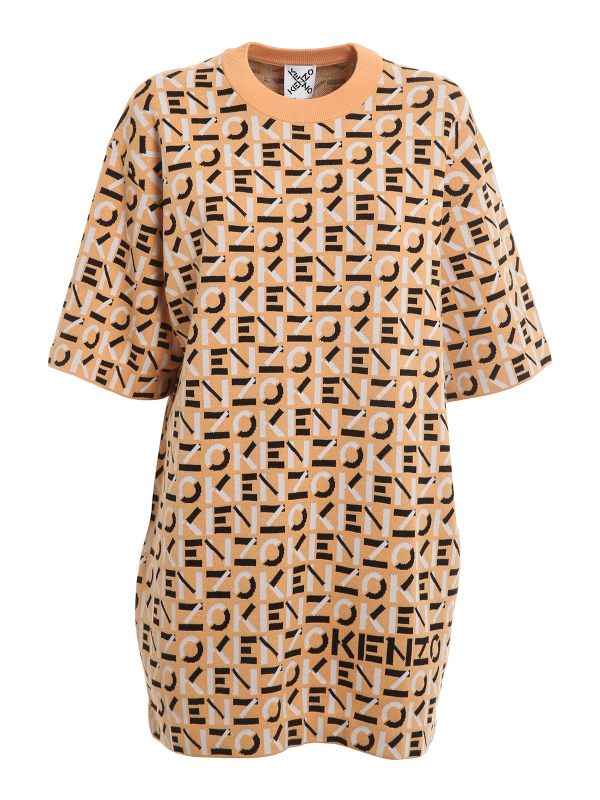 Kenzo Robe Courte - Orange