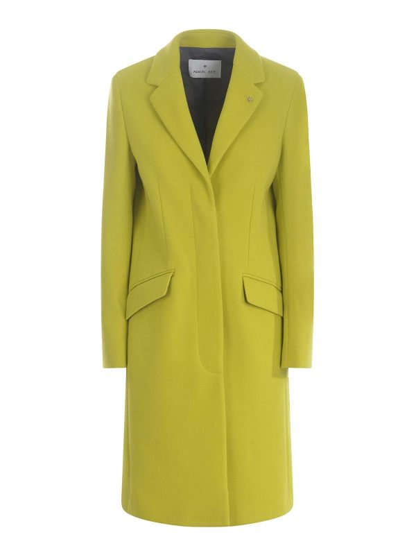 Manuel Ritz Manteau Court - Jaune