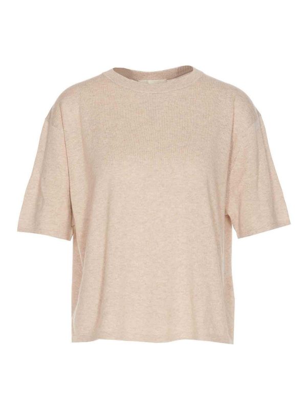 Lisa Yang Pull Col Rond - Beige
