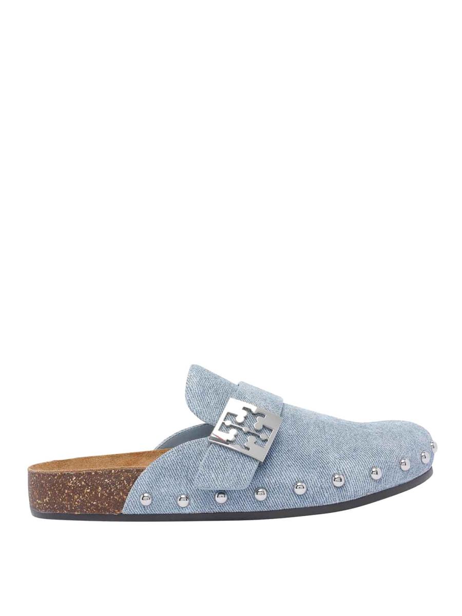 Tory Burch Mules - Bleu