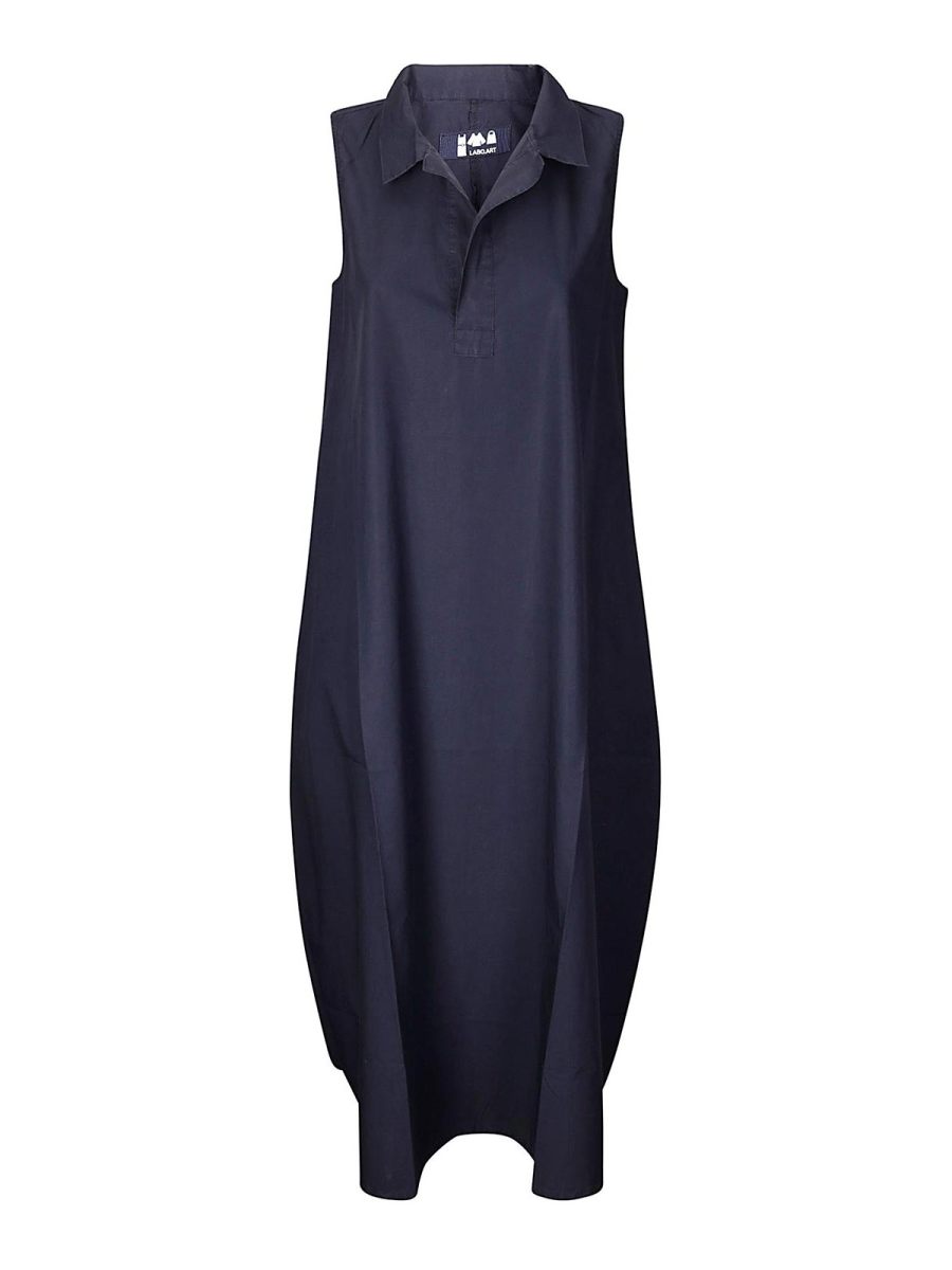 Labo. Art Robe Au Genou - Bleu