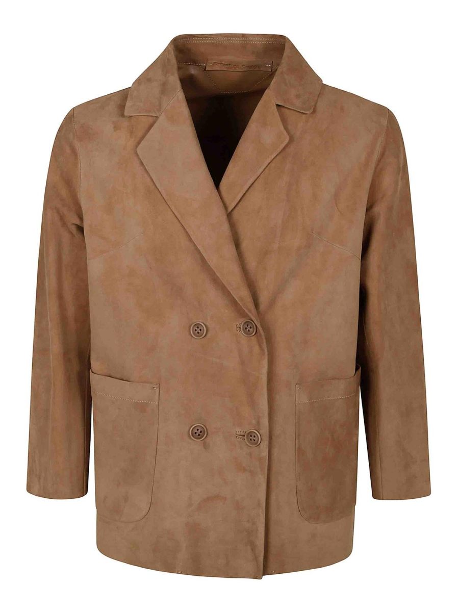 Salvatore Santoro Blouson En Cuir - Couleur Chair