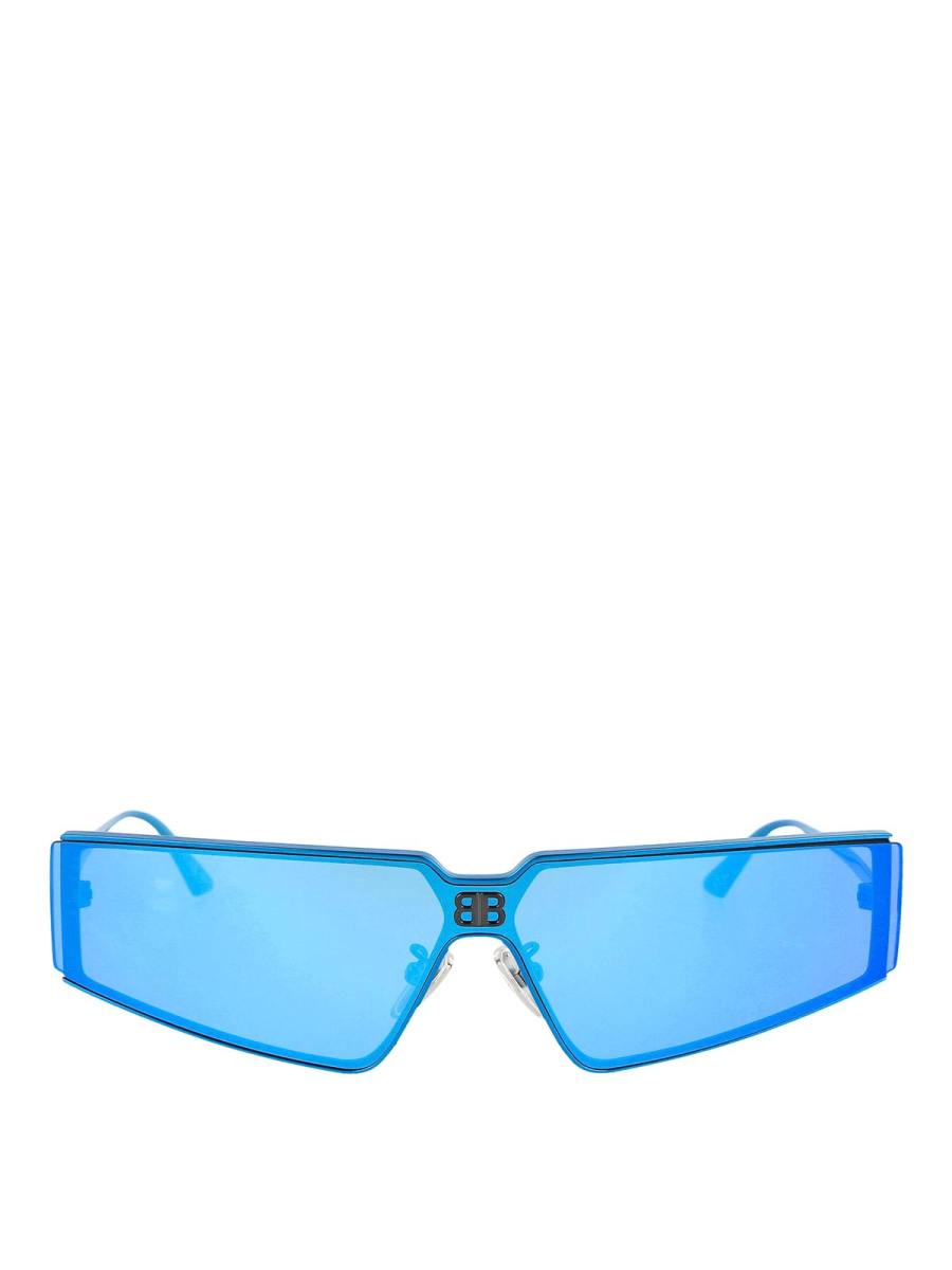 Balenciaga Lunettes De Soleil - Bleu