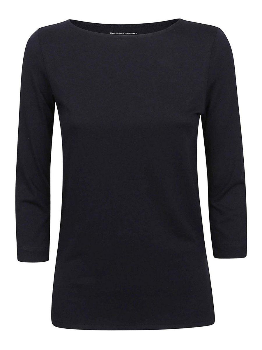 Majestic Filatures Top - Bleu