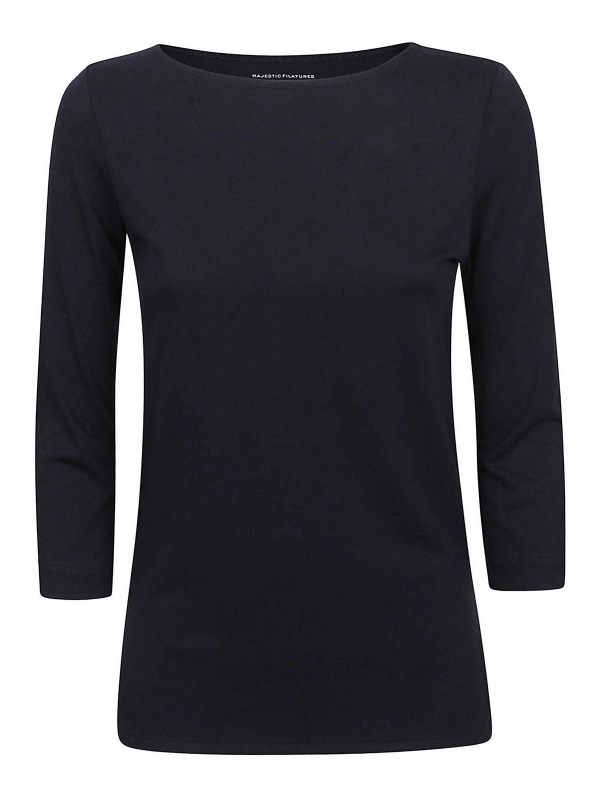 Majestic Filatures Top - Bleu